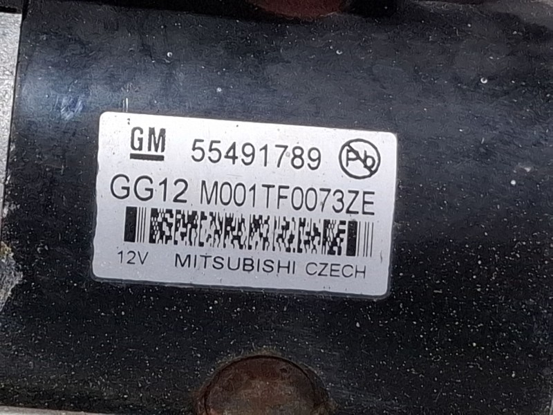 Recambio de motor arranque para opel mokka x referencia OEM IAM 55491789 / M001TF0073ZE  