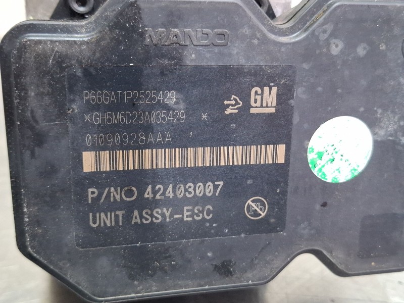 Recambio de modulo abs para opel mokka x referencia OEM IAM 42403007 / 688250455  
