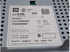 Recambio de sistema audio / radio cd para opel mokka x referencia OEM IAM 42418195   2