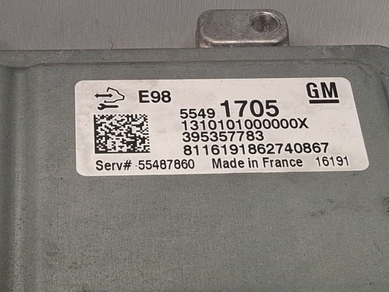 Recambio de centralita motor para opel mokka x referencia OEM IAM 55491705 / 55487860  