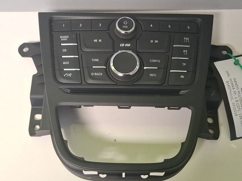Recambio de mando multifuncion para opel mokka x referencia OEM IAM 42356788  