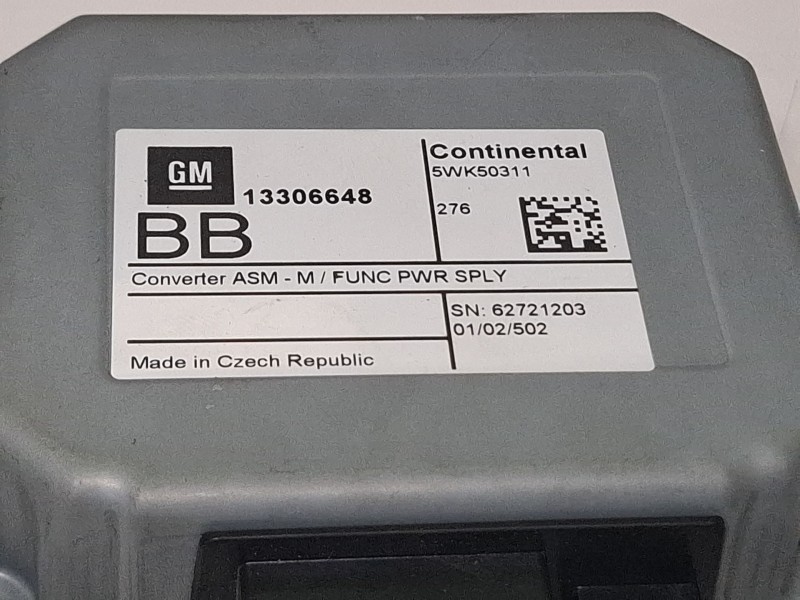 Recambio de modulo electronico para opel mokka x referencia OEM IAM 5wk50311  