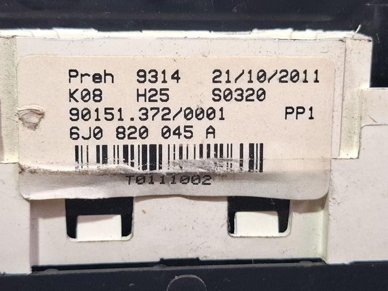 Recambio de mando calefaccion aire acondicionado para seat ibiza ii referencia OEM IAM 6J0820045A  