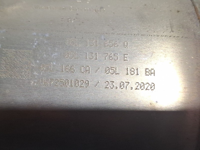 Recambio de filtro de particulas para seat león referencia OEM IAM 05L131656Q / 05L131765E  