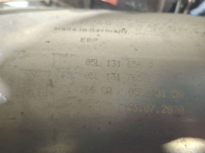 Recambio de filtro de particulas para seat león referencia OEM IAM 05L131656Q / 05L131765E  