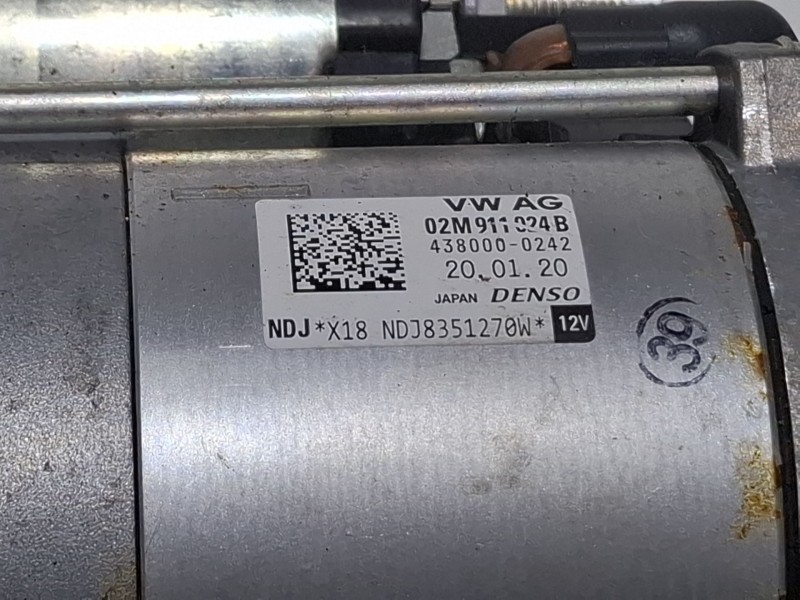 Recambio de motor arranque para seat león referencia OEM IAM 02M911024B / 438000-0242  