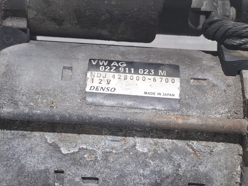 Recambio de motor arranque para seat ibiza 6j referencia OEM IAM 02Z911023M / 428000-6700  