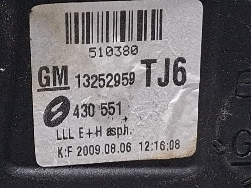 Recambio de espejo retrovisor izquierdo electrico para opel astra gls referencia OEM IAM 430551 / 13252959TJ6  
