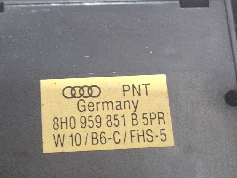Recambio de mando elevalunas delantero izquierdo para audi a4 referencia OEM IAM 8h0959851b  