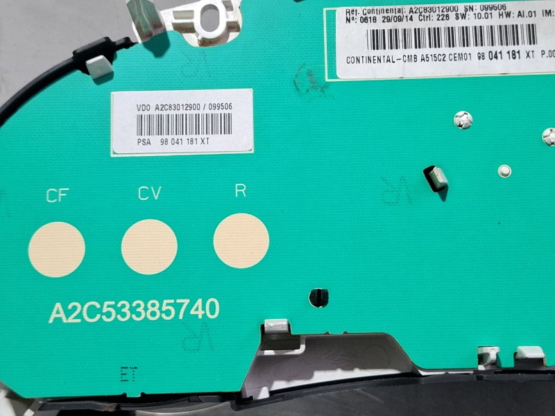 Recambio de cuenta kilometros para citroën c3 referencia OEM IAM A2C53310299  