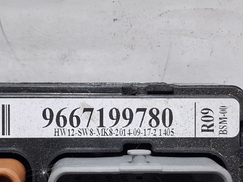 Recambio de centralita bsm para citroën c3 referencia OEM IAM 9667199780 / R09  
