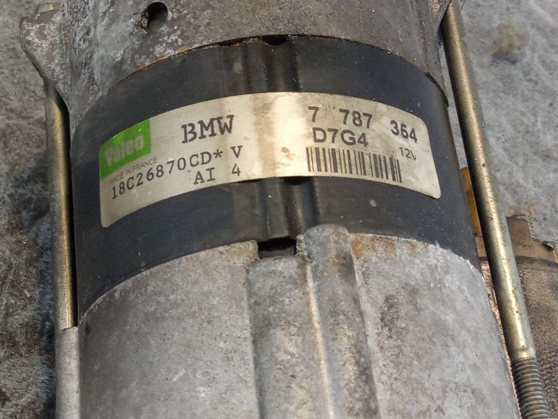 Recambio de motor arranque para bmw 320d referencia OEM IAM 7787354 D7G4 VALEO 