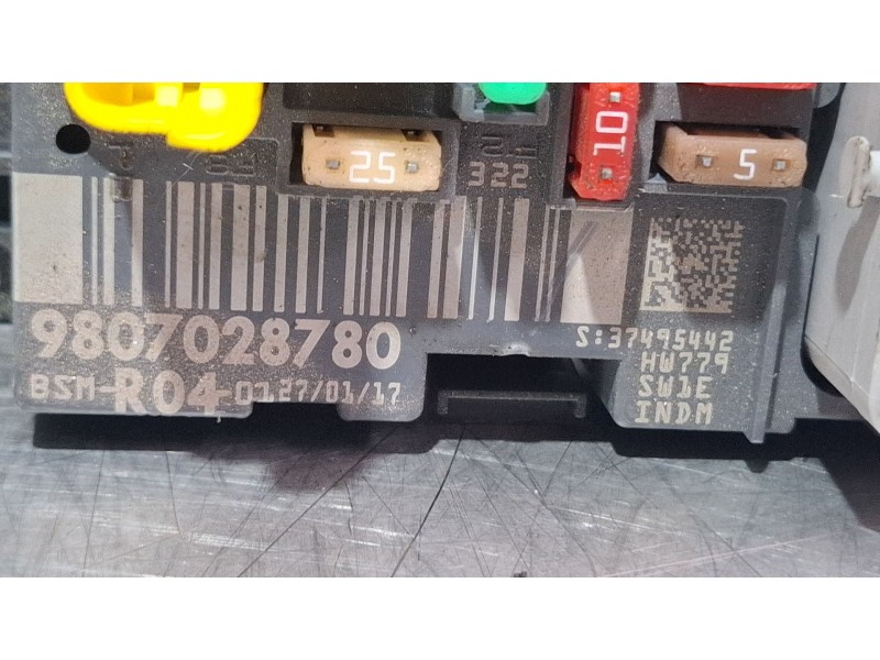 Recambio de centralita bsm para citroën berlingo referencia OEM IAM 9807028780 / R04-01  