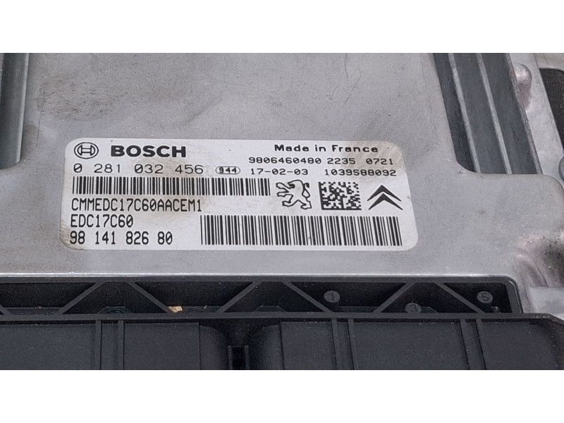 Recambio de centralita motor para citroën berlingo referencia OEM IAM 9814182680 / 0281032456  