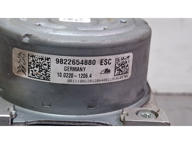 Recambio de modulo abs para peugeot 208 referencia OEM IAM 9822654880  