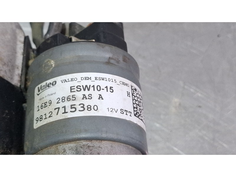 Recambio de motor arranque para peugeot 208 referencia OEM IAM 9812715380  