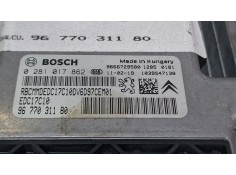 Recambio de centralita motor para citroën c4 referencia OEM IAM 9677031180   2