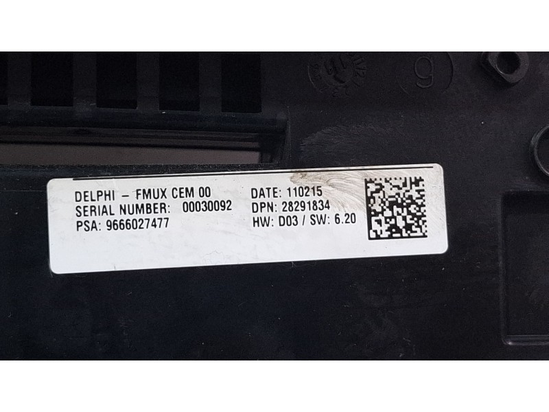 Recambio de mando climatizador para citroën c4 referencia OEM IAM 9666027477  