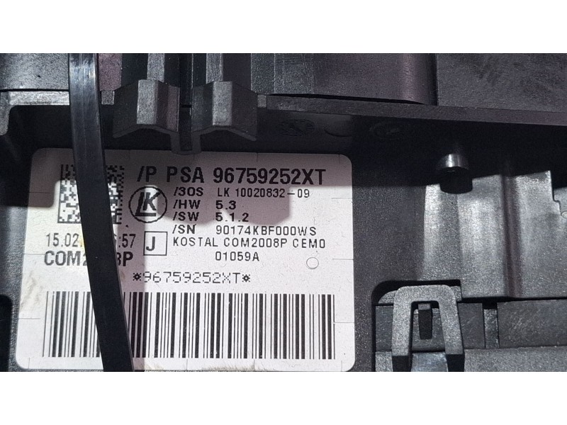 Recambio de mando multifuncion para citroën c4 referencia OEM IAM COM2008 / 96759252XT  