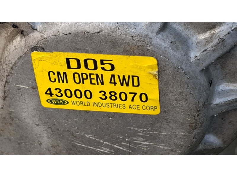 Recambio de caja cambios completa para hyundai santa fe referencia OEM IAM 4300038070  