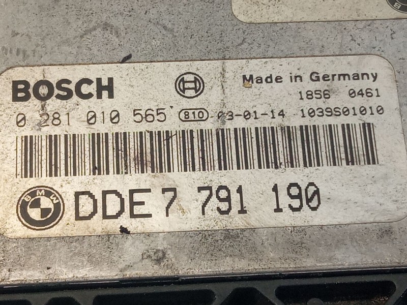 Recambio de centralita motor para bmw 320d referencia OEM IAM 0281010565-DDE7791190  