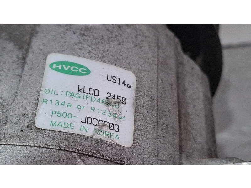 Recambio de compresor aire acondicionado para kia ceed referencia OEM IAM F500-JDCCF03  