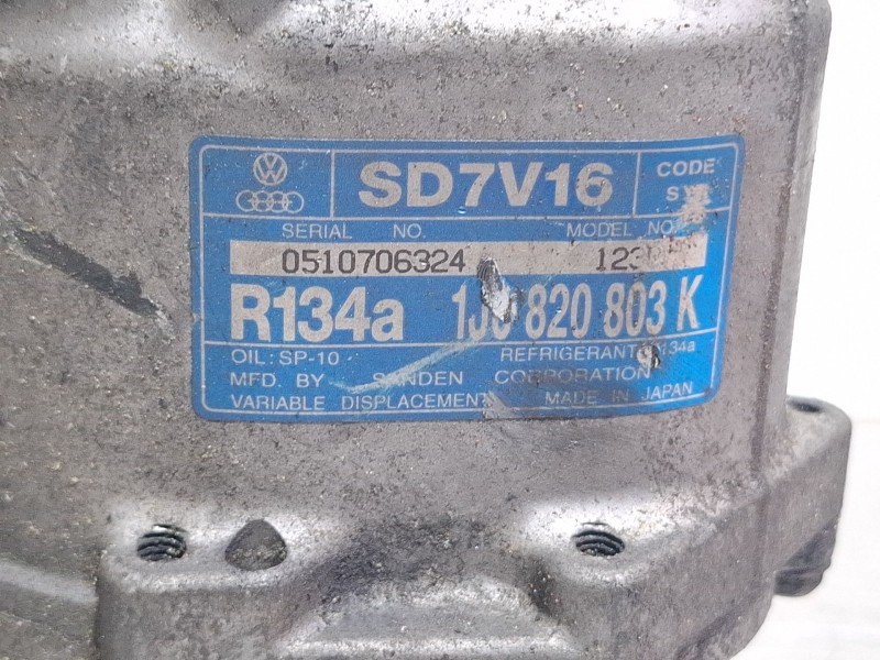 Recambio de compresor aire acondicionado para seat leon referencia OEM IAM 1J820803K  