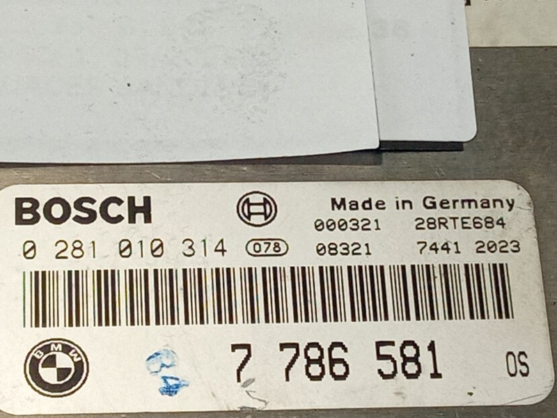 Recambio de centralita motor para bmw 330d referencia OEM IAM 7786581 0281010314 