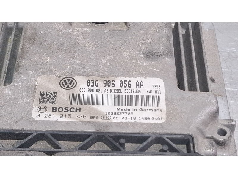 Recambio de centralita motor para seat leon 1.6 referencia OEM IAM 03G906056AA / 0281015336  