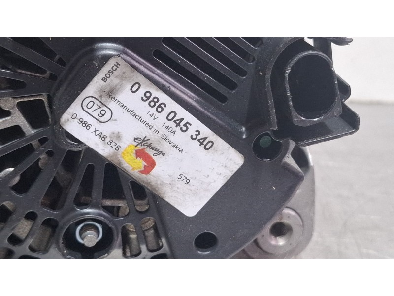 Recambio de alternador para seat leon 1.6 referencia OEM IAM 0986045340  