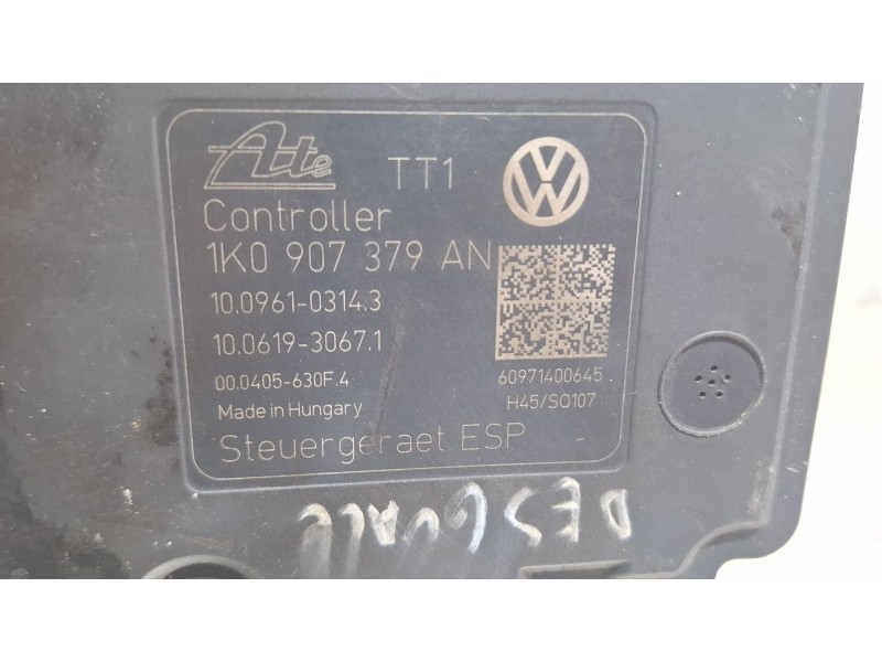 Recambio de modulo abs para seat leon 1.6 referencia OEM IAM 1K0907379AN  