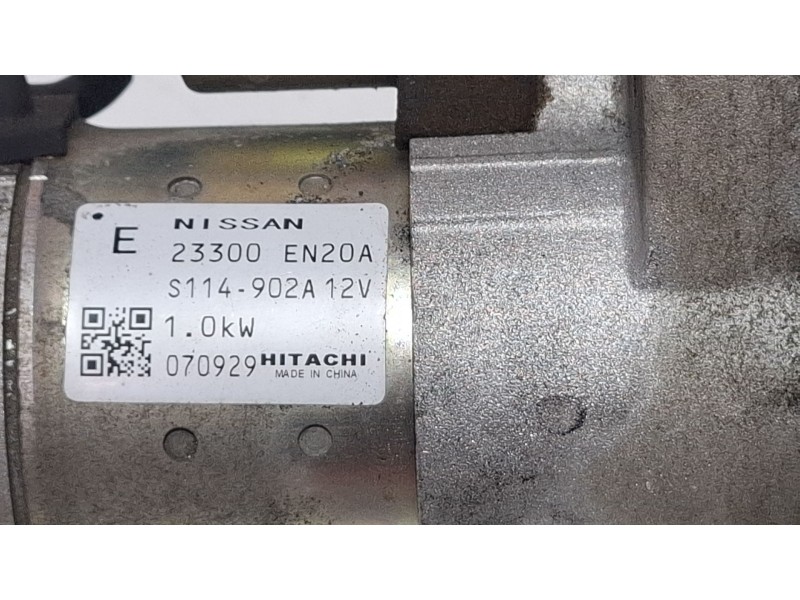 Recambio de motor arranque para nissan qashqai referencia OEM IAM 23300EN20A  