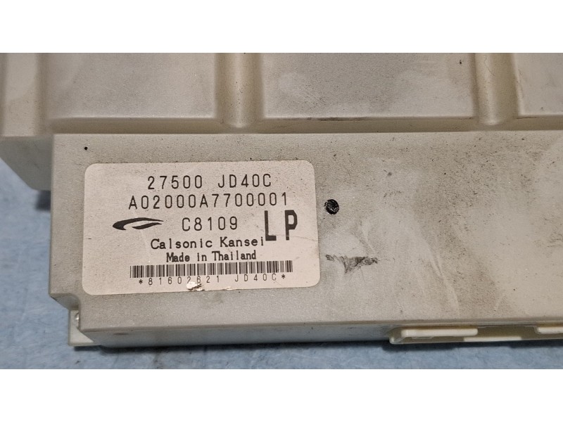 Recambio de mando climatizador para nissan qashqai referencia OEM IAM 27500JD40C  