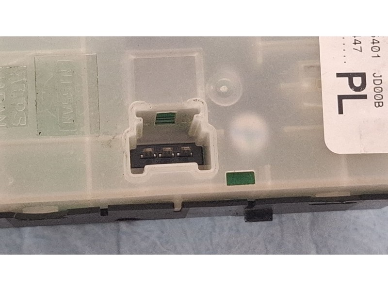Recambio de mando elevalunas delantero izquierdo para nissan qashqai referencia OEM IAM 25401JD00B  