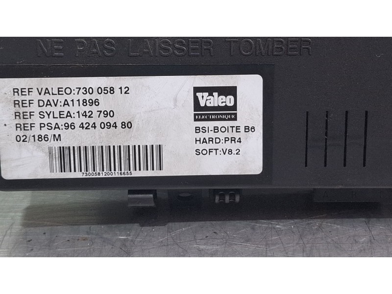 Recambio de caja reles / fusibles para citroën xsara picasso referencia OEM IAM 9642409480 / 73005812  