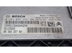 Recambio de centralita motor para peugeot 308 referencia OEM IAM 0281035332 / 9830225780   2