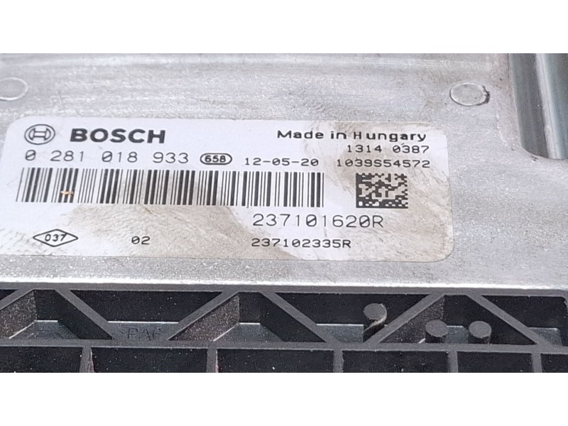 Recambio de centralita motor para renault laguna referencia OEM IAM 0281018933 / 237101620R  