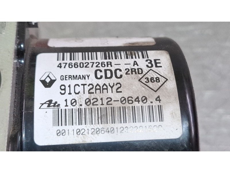 Recambio de modulo abs para renault laguna referencia OEM IAM 476602726R  