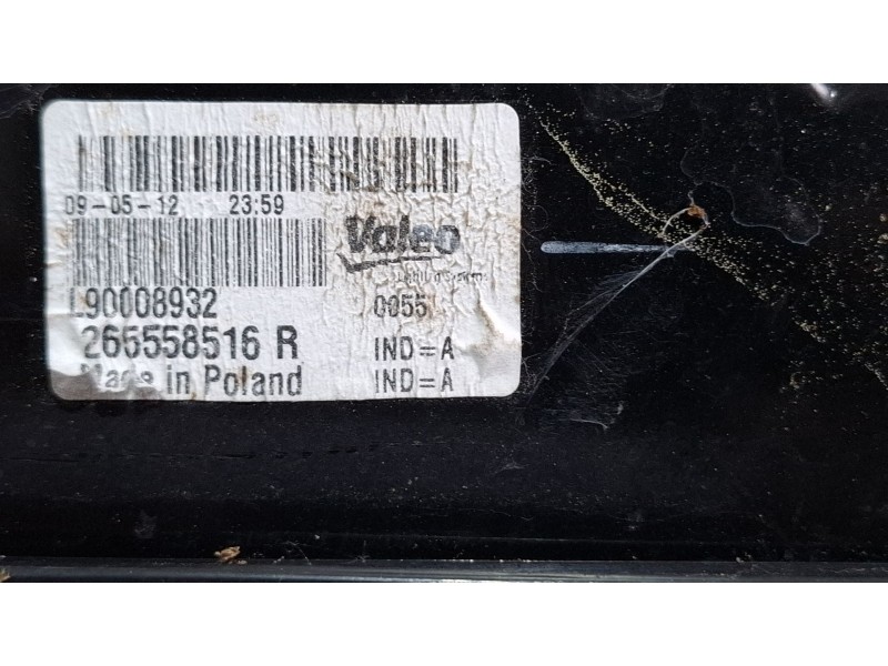 Recambio de piloto porton trasero izquierdo para renault laguna referencia OEM IAM 265558516R  