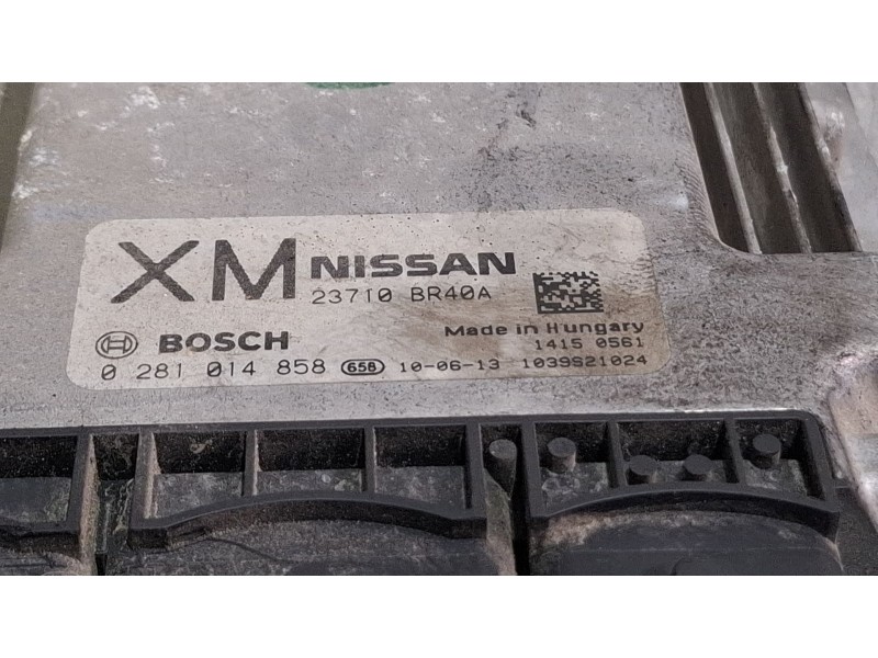Recambio de centralita motor para nissan qashqai referencia OEM IAM 0281014858  