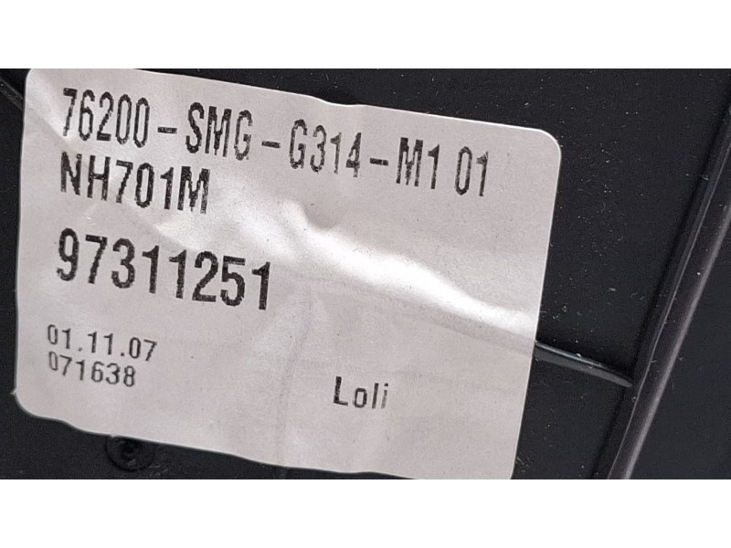 Recambio de espejo retrovisor derecho electrico para honda civic referencia OEM IAM 97311251  