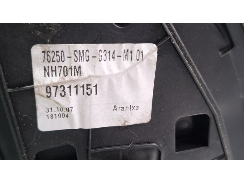 Recambio de espejo retrovisor izquierdo electrico para honda civic referencia OEM IAM 97311151  