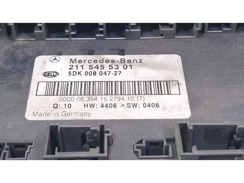 Recambio de caja reles / fusibles para mercedes-benz c220 referencia OEM IAM 5DK008047-27 / 2115455301  