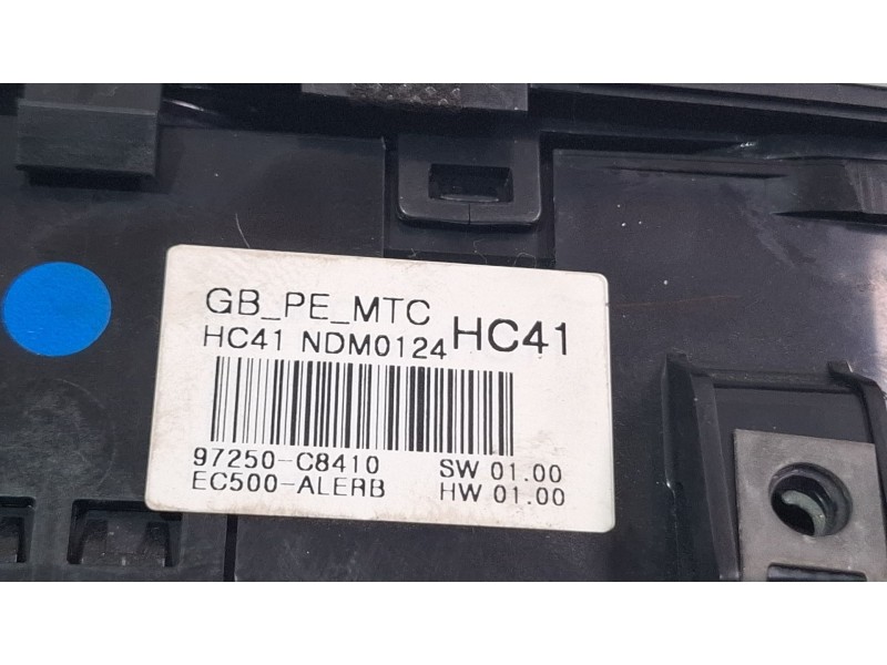 Recambio de mando climatizador para hyundai i20 active (ib, gb) 1.0 t-gdi referencia OEM IAM 97250C8410  