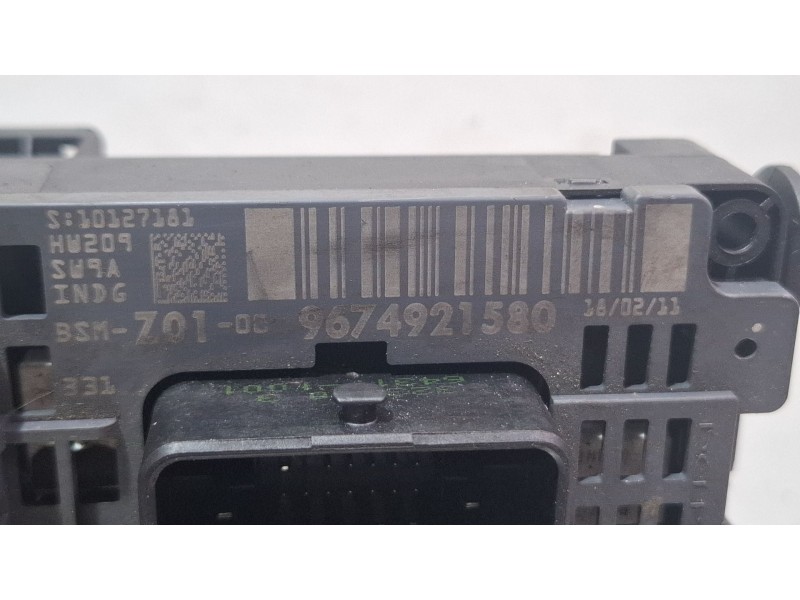 Recambio de centralita bsm para citroën c4 referencia OEM IAM 9674921580 / BSM-Z01-00  