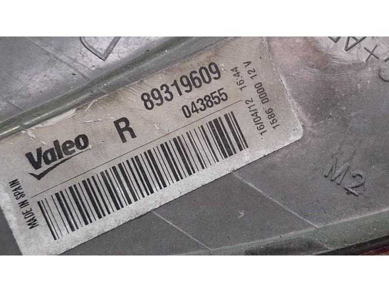 Recambio de piloto trasero derecho paragolpes para renault megane referencia OEM IAM 89319609  