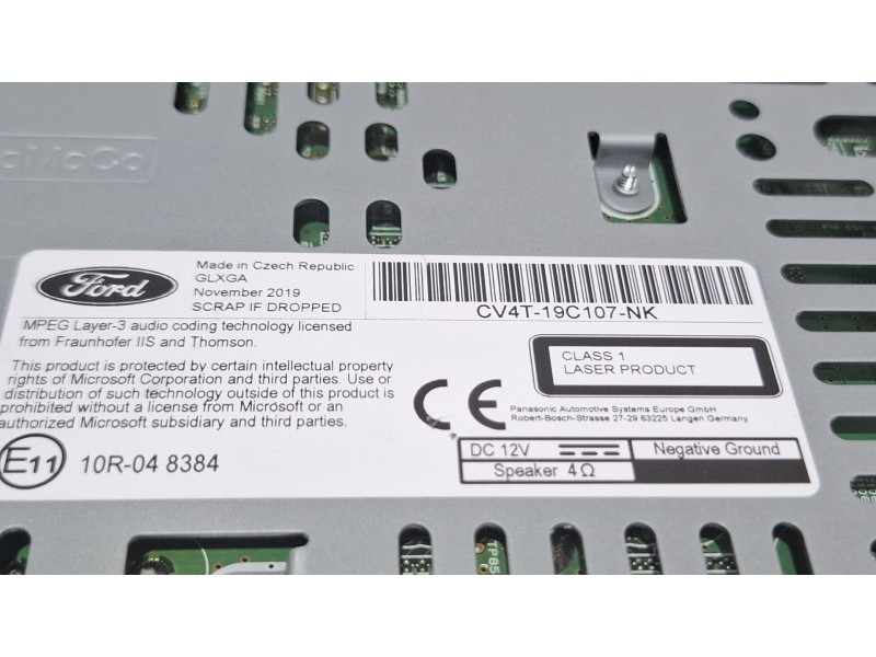 Recambio de sistema audio / radio cd para ford kuga ii (dm2) 2.0 tdci referencia OEM IAM CV4T19C107NK  