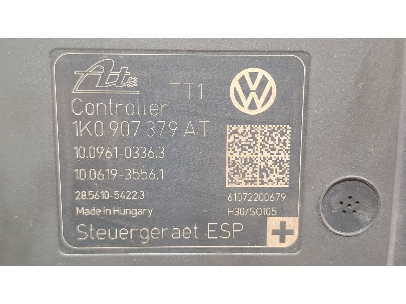 Recambio de modulo abs para volkswagen golf blue motion referencia OEM IAM 1K0907379AT 1K0614517CB  