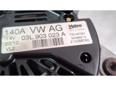 Recambio de alternador para volkswagen golf blue motion referencia OEM IAM 03L903023A  