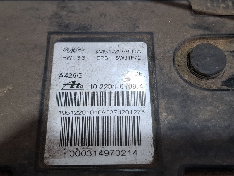 Recambio de freno estacionamiento eléctrico para ford focus c-max referencia OEM IAM 3M512598DA / SWJ1F72  